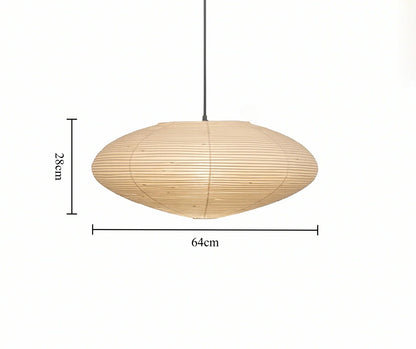 Noguchi Style Paper Lamp – Wabi-Sabi Zen Design for Modern Living