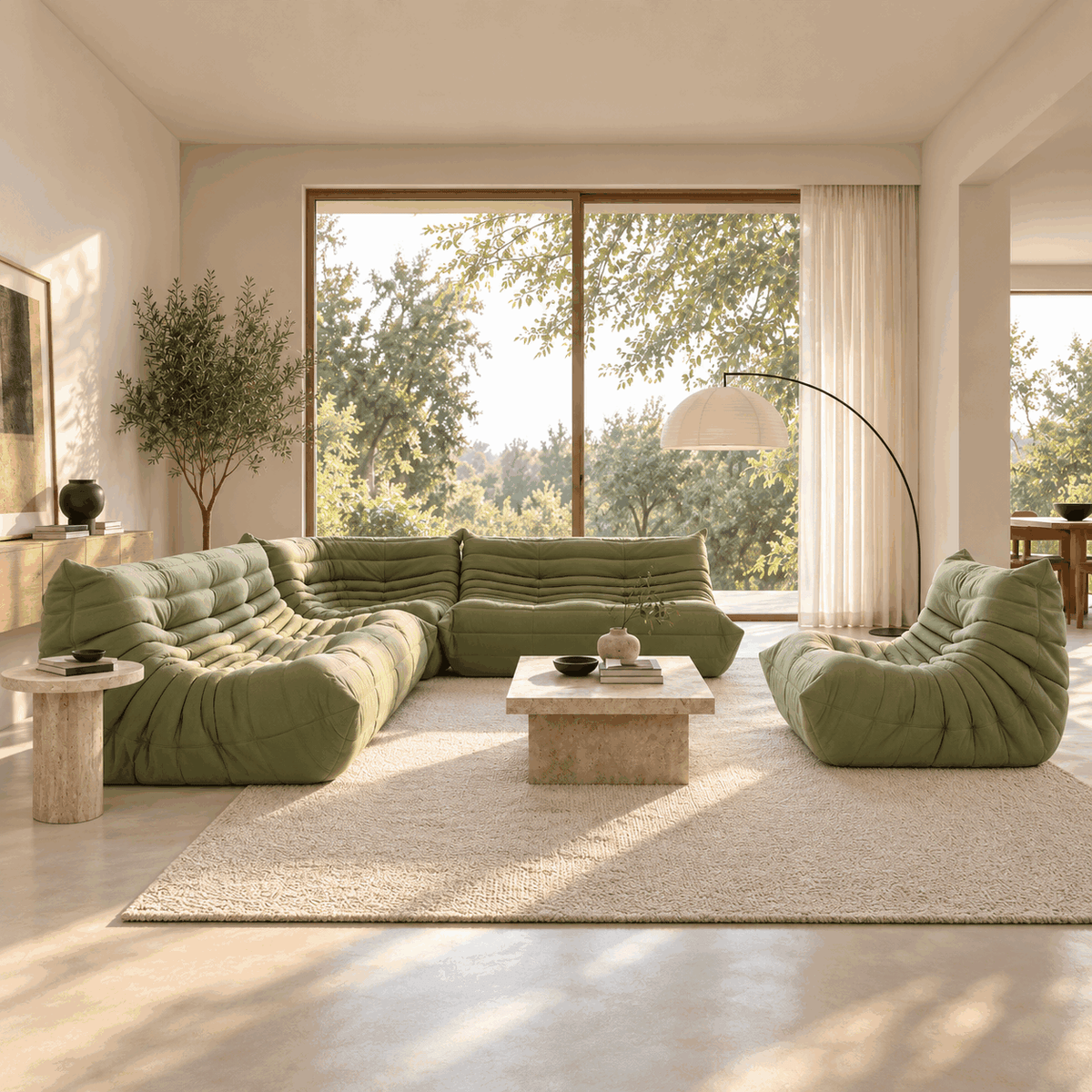 Togo 3-Seater Sofa Replica – Effortless Comfort & Timeless Style