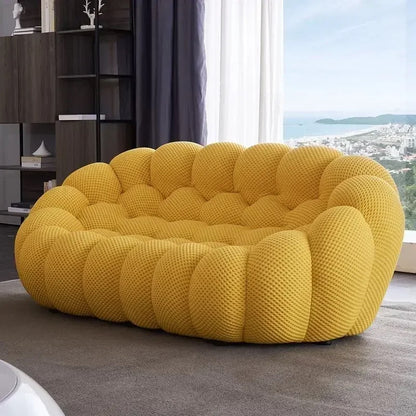 Designer-Style Curved Bubble Sofa – Modern Art Statement Piece