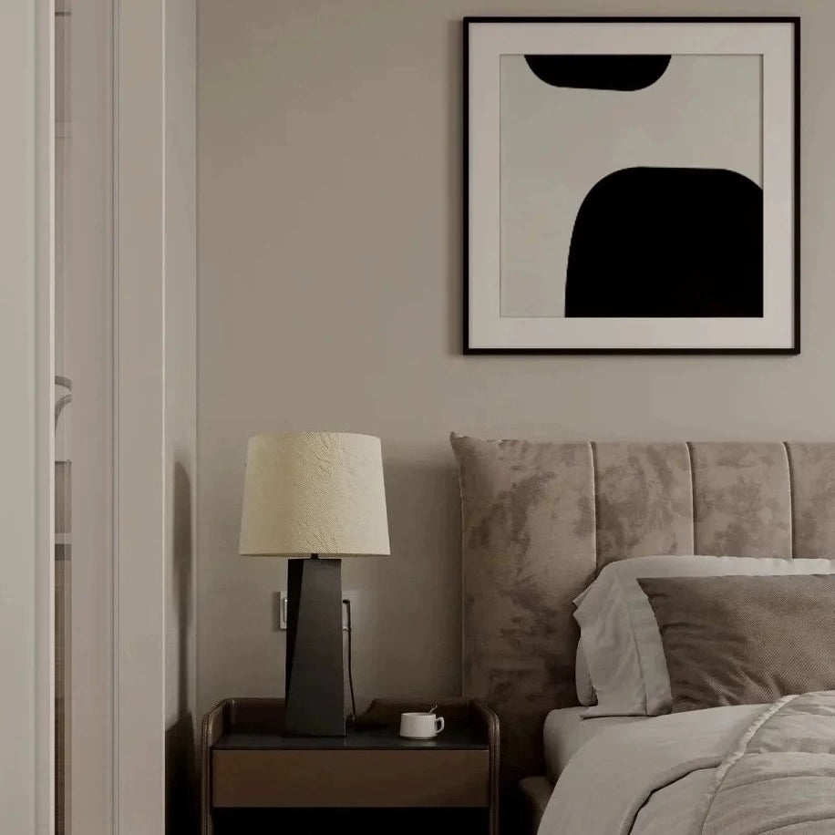 Mid-Century Solid Wood Table Lamp – A Timeless Designer Art Piece for Everyday Living