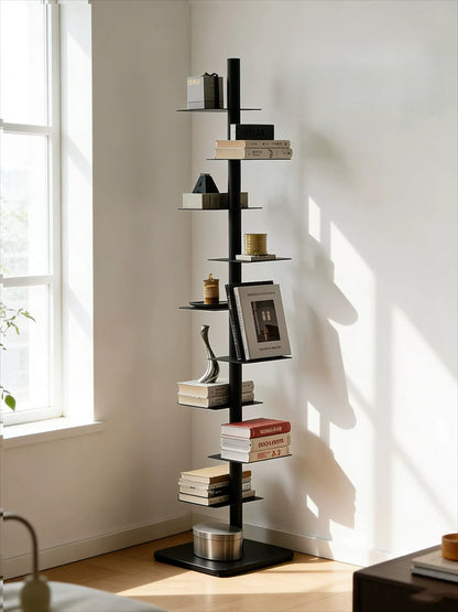 Rotating Invisible Bookshelf — Creative Minimalist Design for Modern Storage & Display