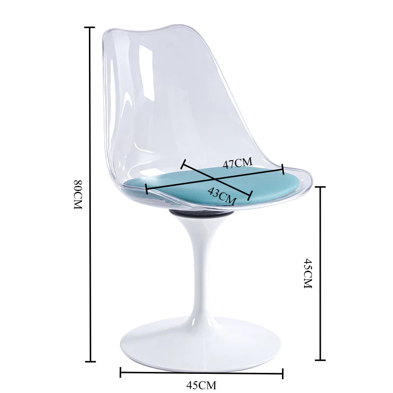 Tulip Swivel Lounge Chair – Creative Curves & Modern Elegance
