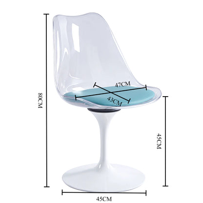 Tulip Swivel Lounge Chair – Creative Curves & Modern Elegance