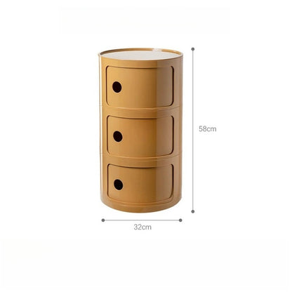 Componibili Round Cabinet Replica – Nordic Modular Storage for Modern Spaces