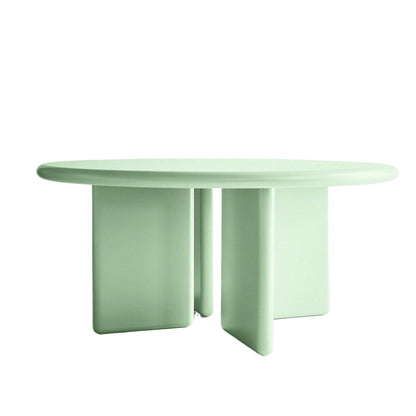 Memphis Round Dining Table – Modern Sculptural Pedestal Table