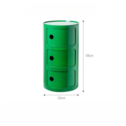 Componibili Round Cabinet Replica – Nordic Modular Storage for Modern Spaces