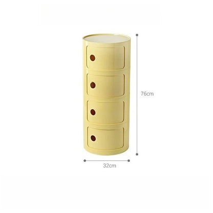 Componibili Round Cabinet Replica – Nordic Modular Storage for Modern Spaces