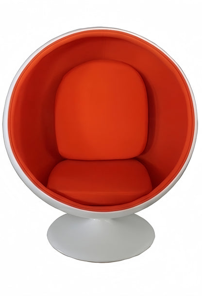Eero Aarnio Ball Chair – Space Age Fiberglass Swivel Pod Chair