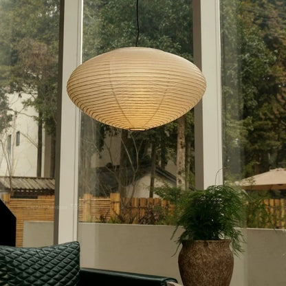 Noguchi Style Paper Lamp – Wabi-Sabi Zen Design for Modern Living