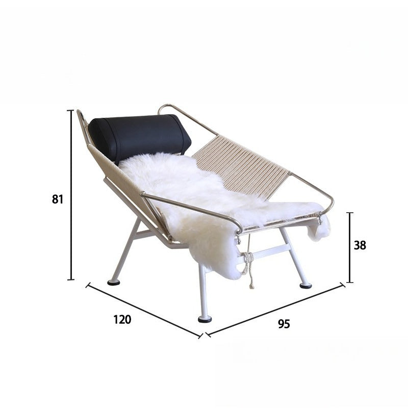 Flag Halyard Chair Replica – Danish Modern Lounge Chair by Hans J. Wegner