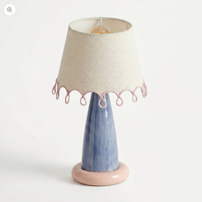 Loop Creamy Color-Block Table Lamp-A Lamp as Sweet And Gentle As Cream