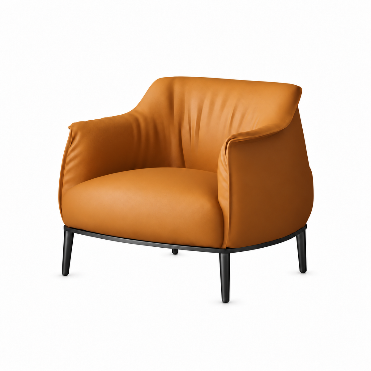 Jean-Marie Massaud–Inspired Lounge Chair – Sculptural Curves & Modern Elegance