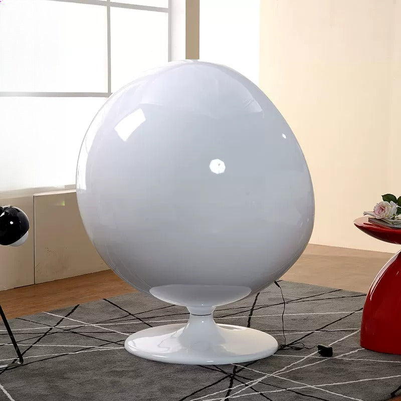 Eero Aarnio Ball Chair – Space Age Fiberglass Swivel Pod Chair