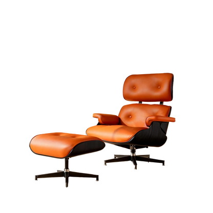 Sillón y otomana: un icono del diseño que combina lujo y comodidad 