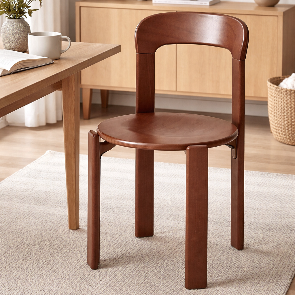 Rey Chair Replica –Swiss Wooden Chair for Dining & Living Spaces