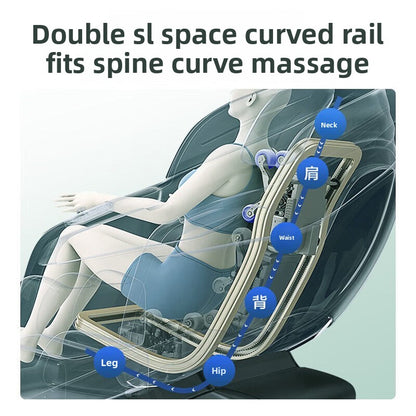 Massage Chair – Dual SL Track, Full-Body Luxury Zero-Gravity Massage