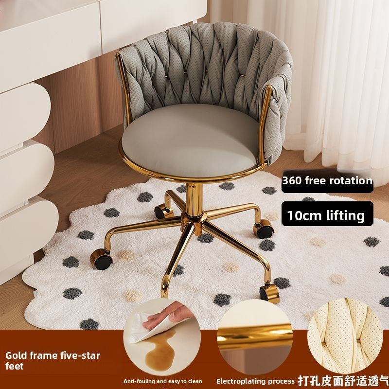 Elegant Vanity & Salon Chair