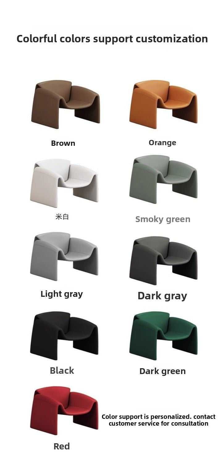 Contemporary Designer Crab Lounge Chair with Refined Minimalist Sculptural Form