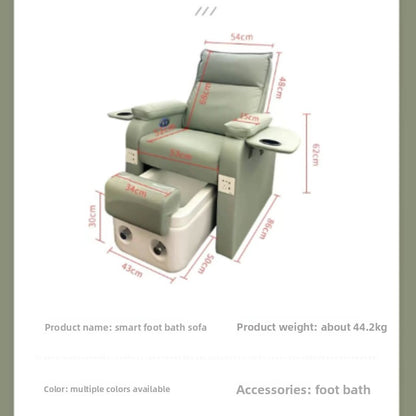 Modern Luxe Beauty & Foot Spa Chair