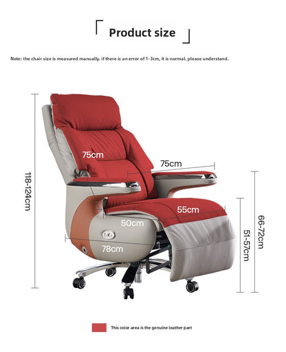 Sillón ejecutivo de cuero con masaje inteligente: un nuevo estándar de comodidad y lujo moderno